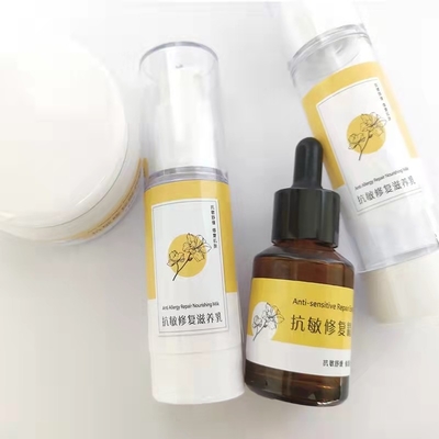 Печатание ярлыка Skincare косметическое благодарит вас стикеры бутылки дезинфицирующего средства руки