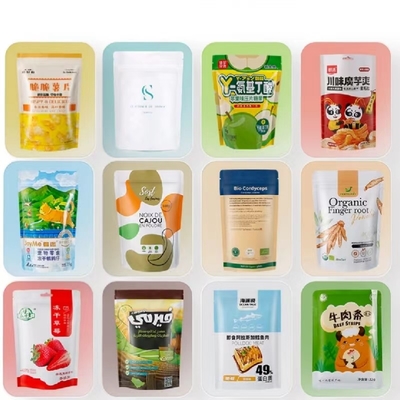 Стойте вверх голографический Resealable мешок голографический Ziplock кладет уплотнение в мешки алюминиевой фольги 3 бортовое