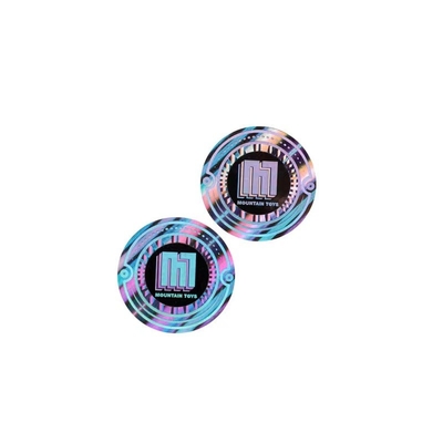 Подгонянные ярлыки Hologram Glassine толщины/бумаги отпуска для упаковки